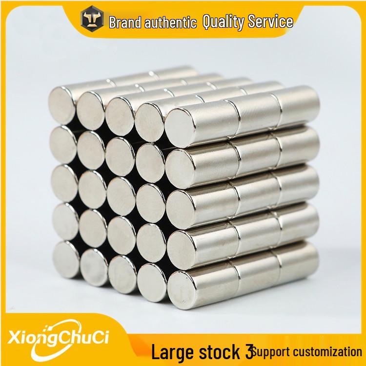 Neodymium Iron Boron Strong Cylindrical Magnet D10x30mm for Nail Art