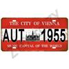 Retro Metal Tin Sign - Country License Plate for Home Bar Garage Man Cave Wall Decor