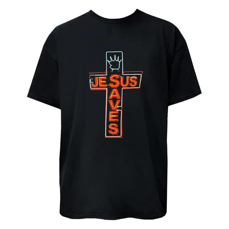 

Jesus Savers Cross Graphic T Shirt Hoodie Sweatshirt Unisex Women Man Christ S разноцветный