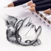 Pen Home Beginners for Artist Sketch Pencils Eraser Pencils Pen Shape Erasers Artist Eraser Pencils