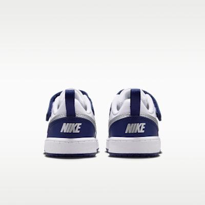 Nike Court Borough Low Recraft TD 'White Metallic Silver' Sneakers