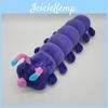 Lüks 37cm Poppy Playtime Tırtıl Peluş Oyuncak Huggy Wuggy Mor Bebek