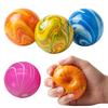 Flow Pattern Stress Ball Anxiety Relief Slow Rebound Ball Squeeze Fidget Toy Decompression Ball Pinch Sensory Toy Party