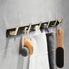 Tuqiu Robe Hook,Clothes Hook,Towel Hanger, Kitchen Hook Black Gold ,Bathroom Hardware,kitchen Hooks Brass Bathroom Accessories
