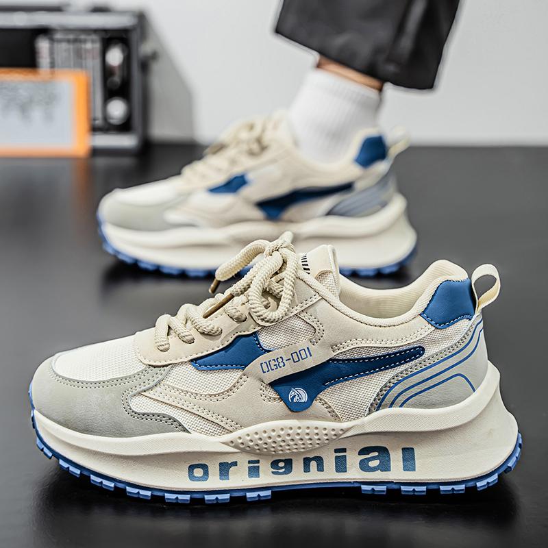 

Весенняя мужская обувь 2025 Весенняя мужская новая уличная сетчатая спортивная обувь Дышащая Удобная Мягкая подошва Повседневная обувь Удобная 44