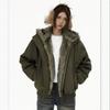 Mens Womens Winter Hooded Cotton Puffer Jacket Thick Warm Fleece Lined Oversized Parka With Fur Trim Collar