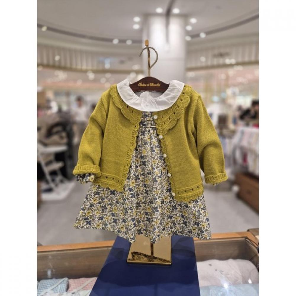 Show Chocola Nina Pintuck One Piece And Libel Cardigan Set ttpwoe051Seta