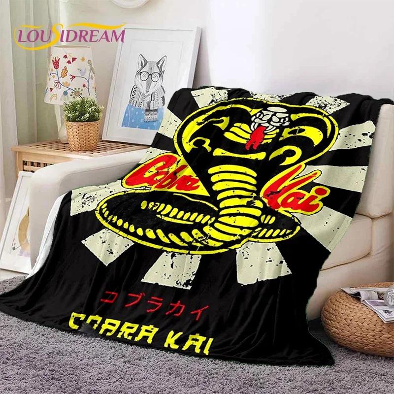 3D Cobra Kai Classics TV Amanda Karate Soft Flannel Blanket for Beds Bedroom Sofa Picnic,Throw Blanket for Cover Outdoor Leisure