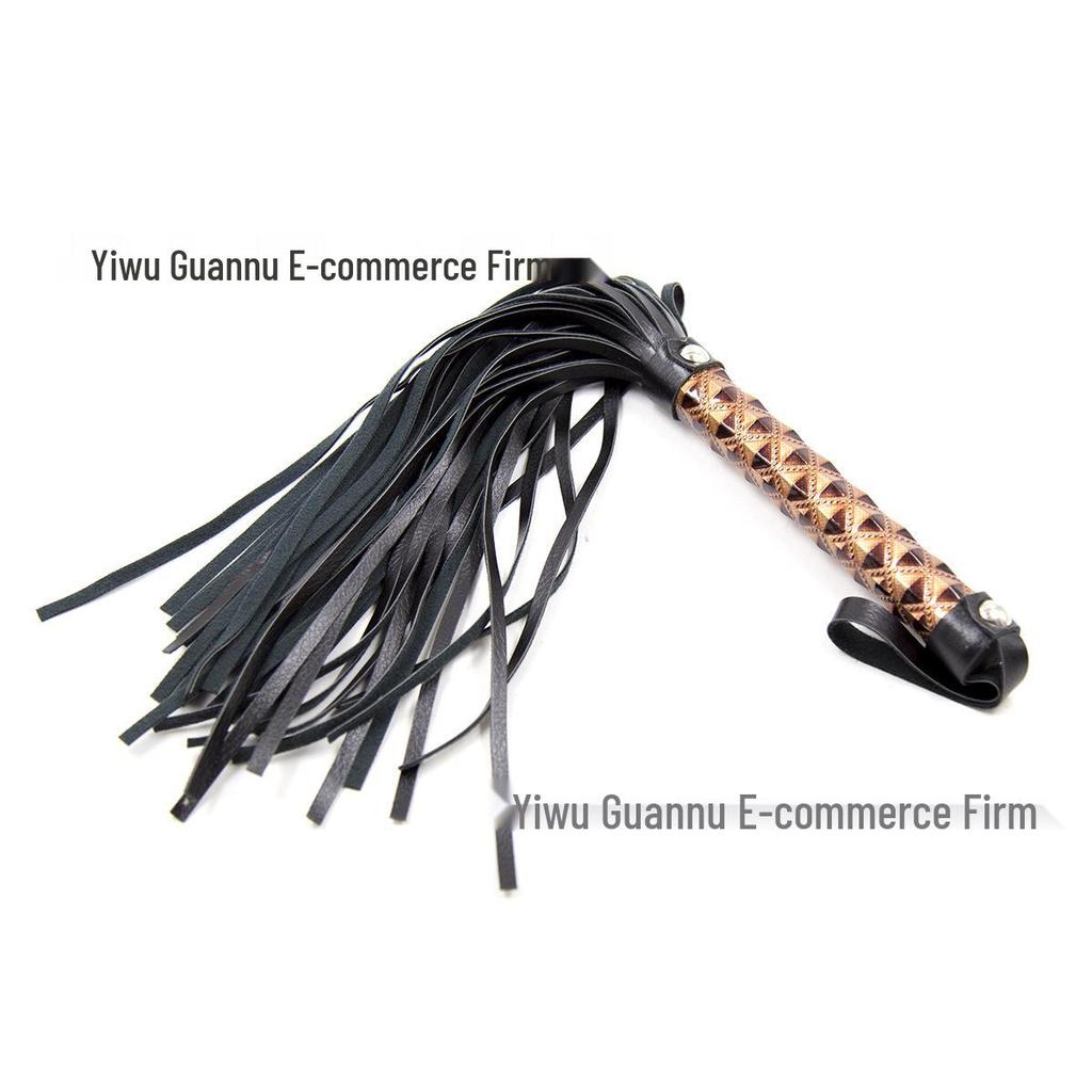 SM Erotic Leather Whip Performance Prop, Alternative Toy for Adults