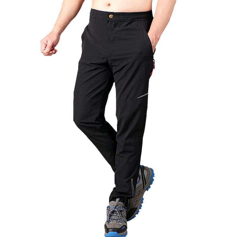 Men's Quick-Dry Lightweight Outdoor Pants for Hiking, Cycling, Running, and Climbing.