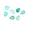 Natural Aqua Chalcedony Pear Cabochon Loose Gemstone Lot 7 Pcs 13*18 MM 75 CT For Jewelry Making