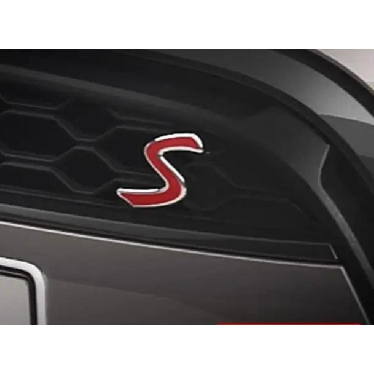 1pcs 3D metal for Cooper S car front grille emblem side fender rear trunk sticker grill badge decal styling accessories