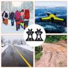 1 Pair Crampons Ice Traction Cleats Non Slip Shoe Grips 10 Spikes Ice Cleats for Shoes Boots Traction Cleats for