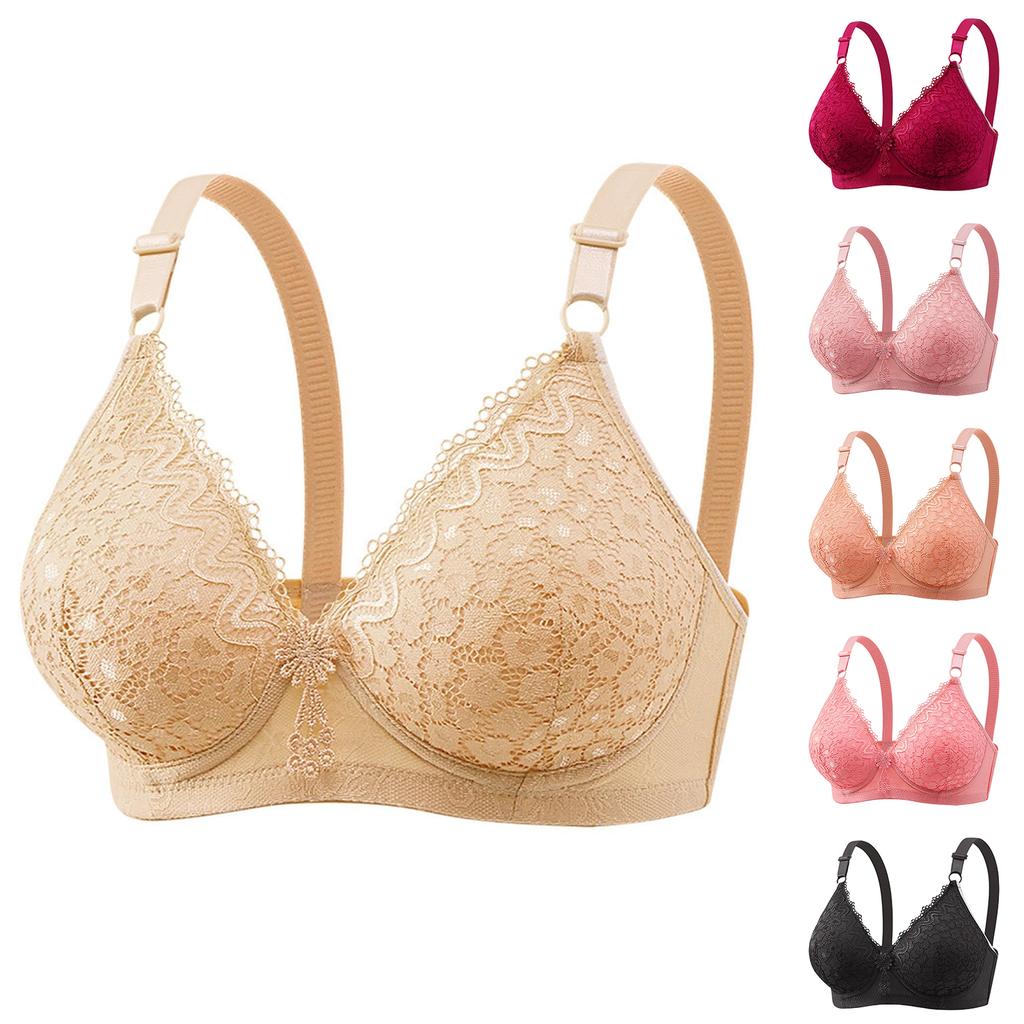 Lace Underwire Bra for Women Adjustable Straps Supportive Design Lightweight Breathable Fabric Comfortable Fit Everyday Wear