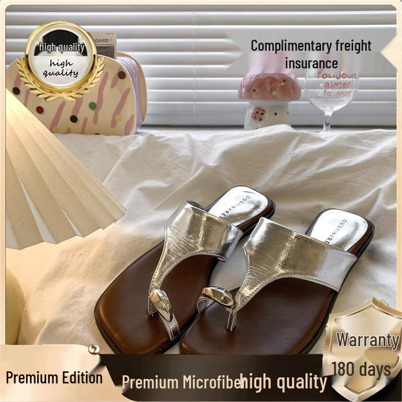2025 Retro Women's Platform Toe-Loop Sandals – Trendy Summer Flip-Flops