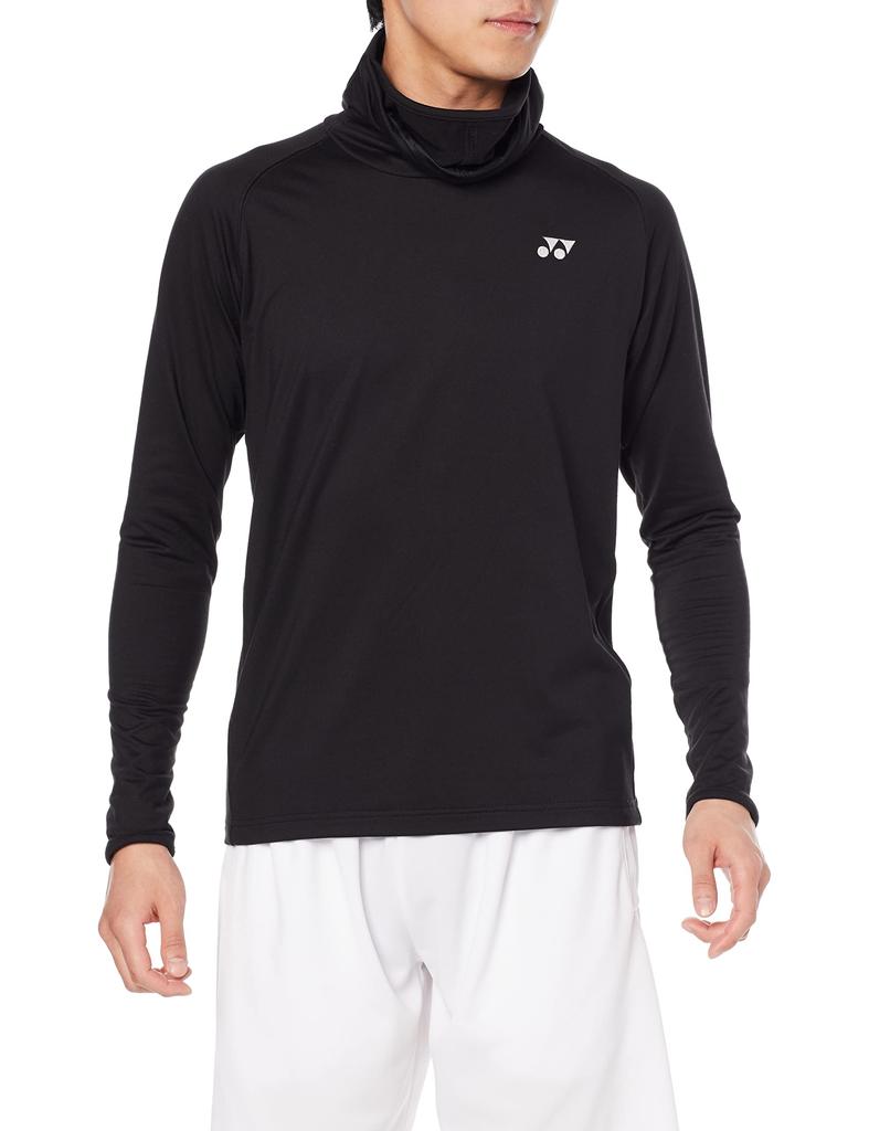 Yonex Tennis Long Sleeve Black Size S Shirt, T-Shirt, (007),