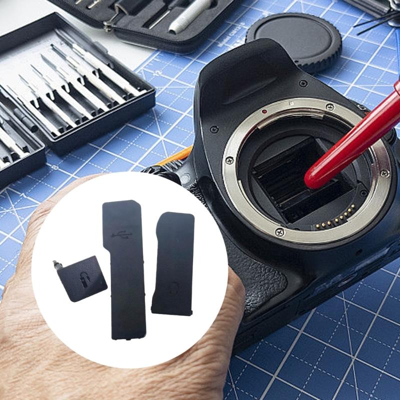 3Pcs Camera Connector Protector Shockproof Rubber Port Seal for Mark II Electronic Device Port Dust Resistance