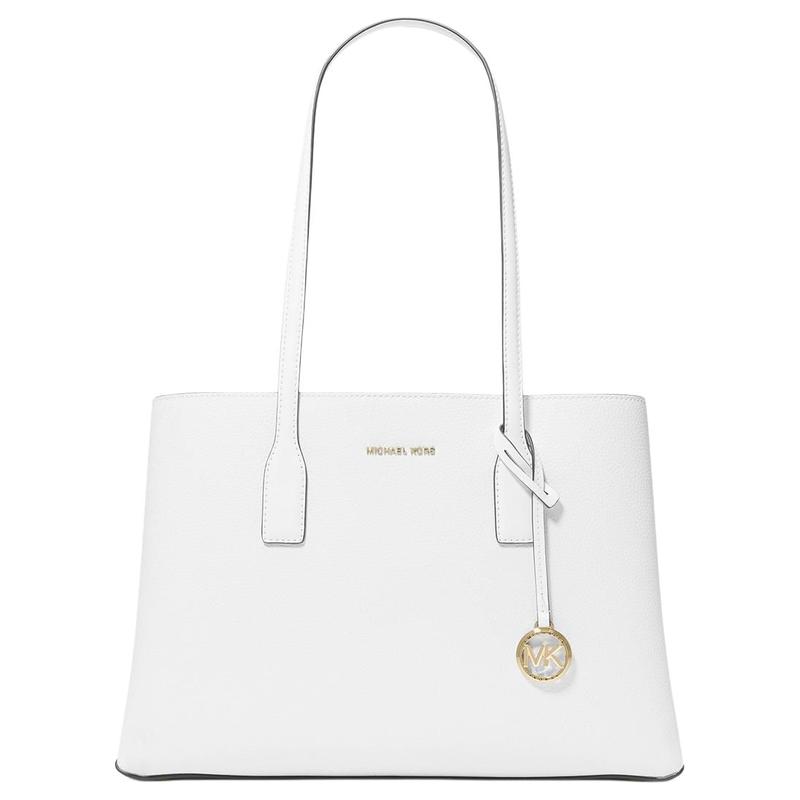 MICHAEL KORS handbag Ruthie Ruthie round letter metal pendant embellished cow leather Tote bag Tote bag shopping bag shoulder medium size women s золотой