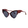Women Cat Eyes Uv400 Sun Glasses for Women Outdoor Goggles Vintage Shades