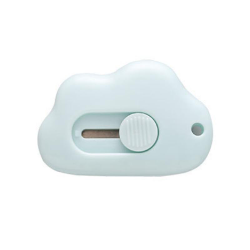 Mini Pocket Cloud Art Utility Knife Box Knife Paper Cutter Craft Wrapping Refillable Blade Stationery