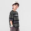 Boys' American Retro Striped Short-Sleeve T-Shirt