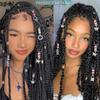 Rhinestones Dreadlock Bead Hair Beads Loose Hair Jewelry For Halloween Braid Clip Hair Rings Hair Clip Braid Rings