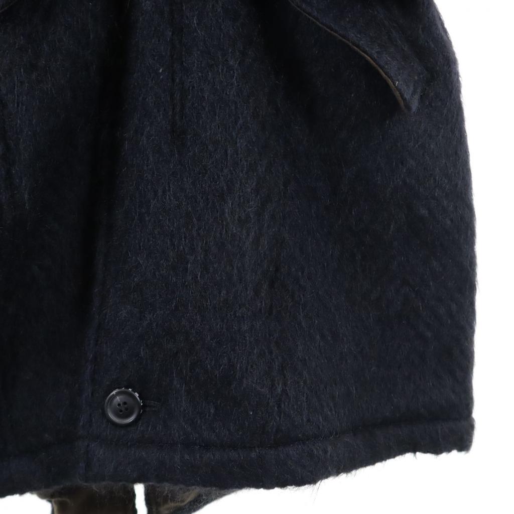 SHAREEF made in Japan Wool coat 2 Navy Fur hood Men's Used