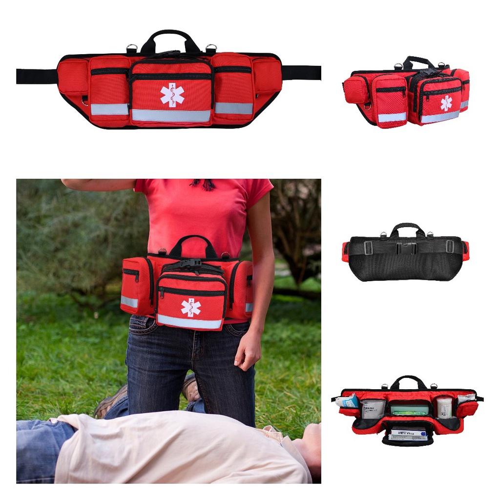 New Outdoor Oxford Cloth Portable Medicine Waist Bag Emergency Rescue Bag