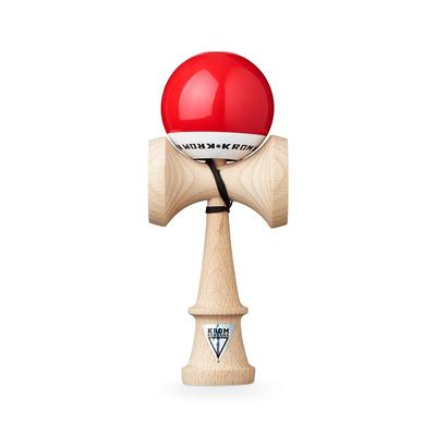 Kendama KROM POP Chrome Pop LOL Sticky Clear (rot)