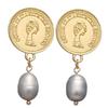 Women Retro Simple Pearl All Matching Delicate Earrings
