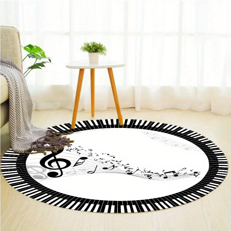 S Music Hit Cd Round Rug Nonslip Area Rug Office Chair Mat Carpet For Living Room Bedroom Home Decor