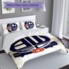 3pcs Bolton Wanderers FC LOGO Duvet Cover Set, Includes 1 Duvet Cover and 2 Pillowcases,Skin-Friendly&Comfortable Fabric,Suitable Bedding Sets