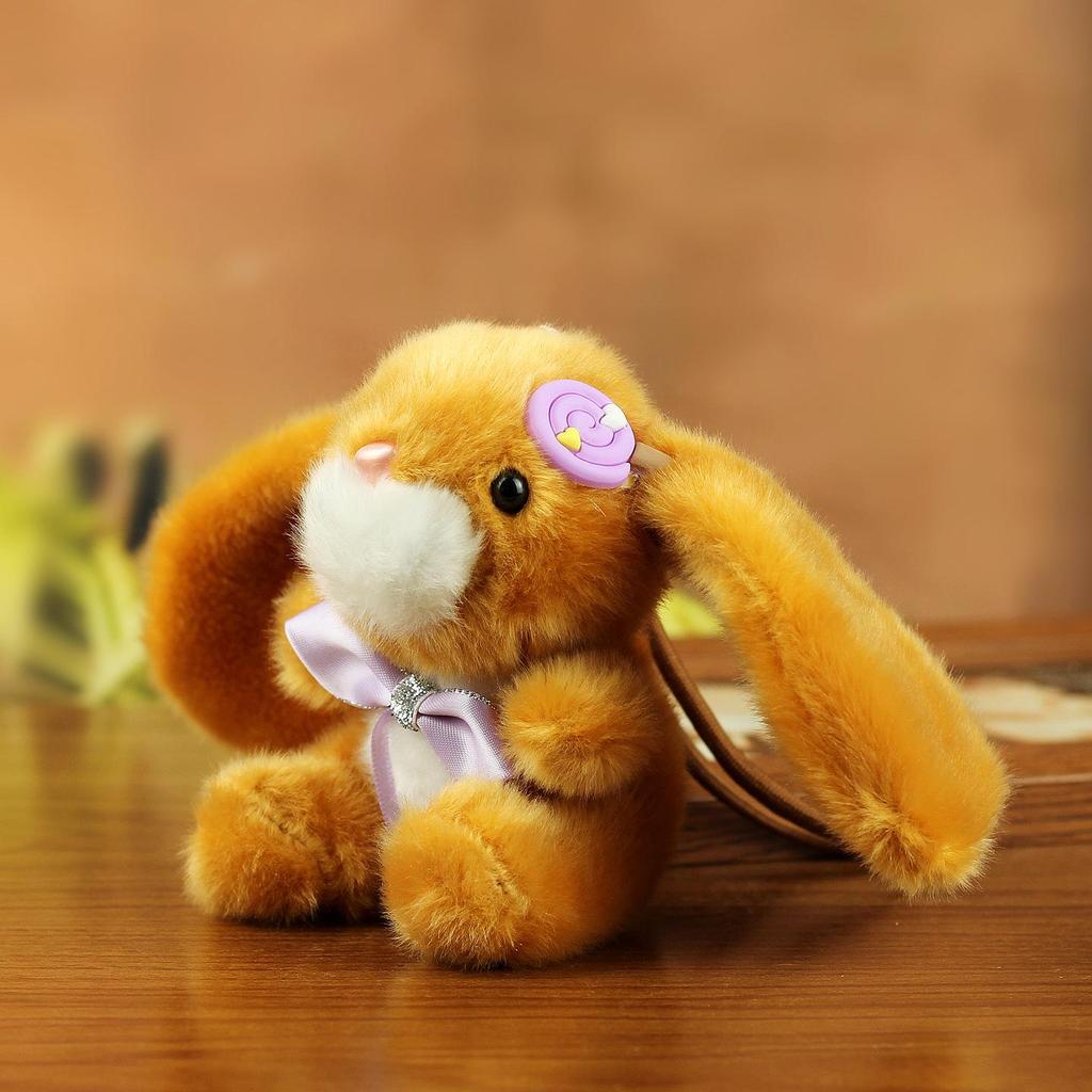 Kawaii Hase Plüschtier Schlüsselanhänger - Niedliches Taschenaccessoire & Greifautomaten-Gewinn