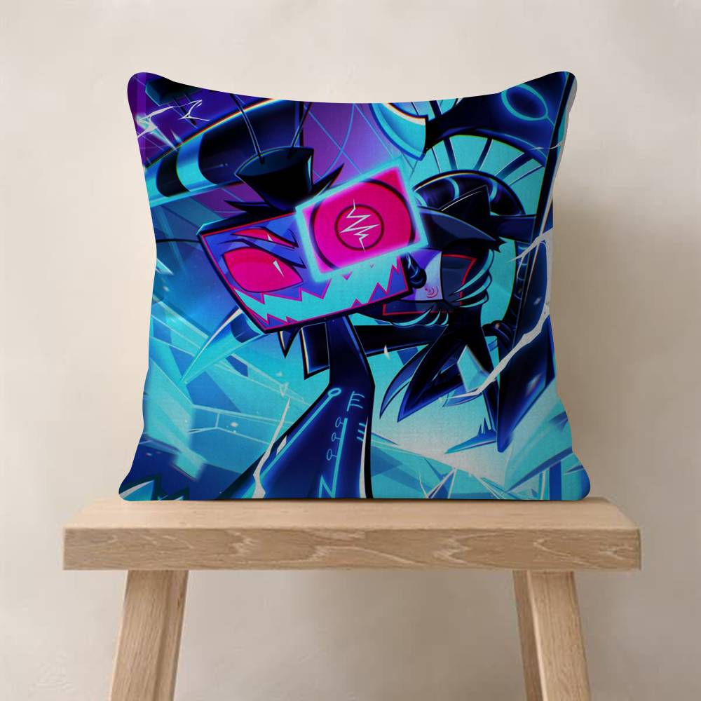 Anime HHelluva Boss Vox   Pillow Gift Home Office Decoration Bedroom Sofa Car Cushion Cover case 45x45
