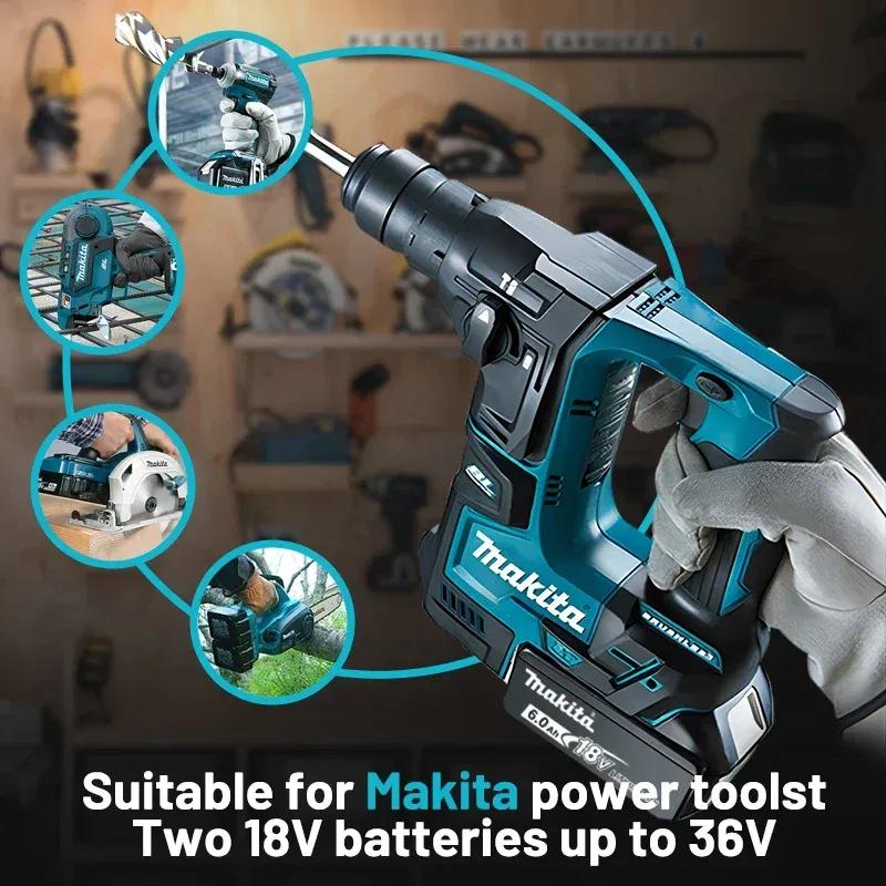 100% original Makita 18V battery 6.0Ah 9.0AH rechargeable battery Makita 3.0Ah 5.0Ah charger BL1850B BL1860B power tool battery