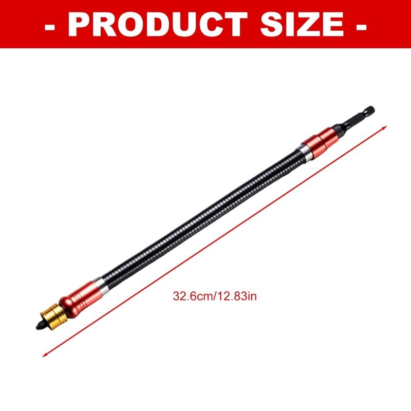 Adjustable Direction Flexible Screwdriver Shafts for Hard to Reach Areas Universal for Electric Tool In Diverse Environment