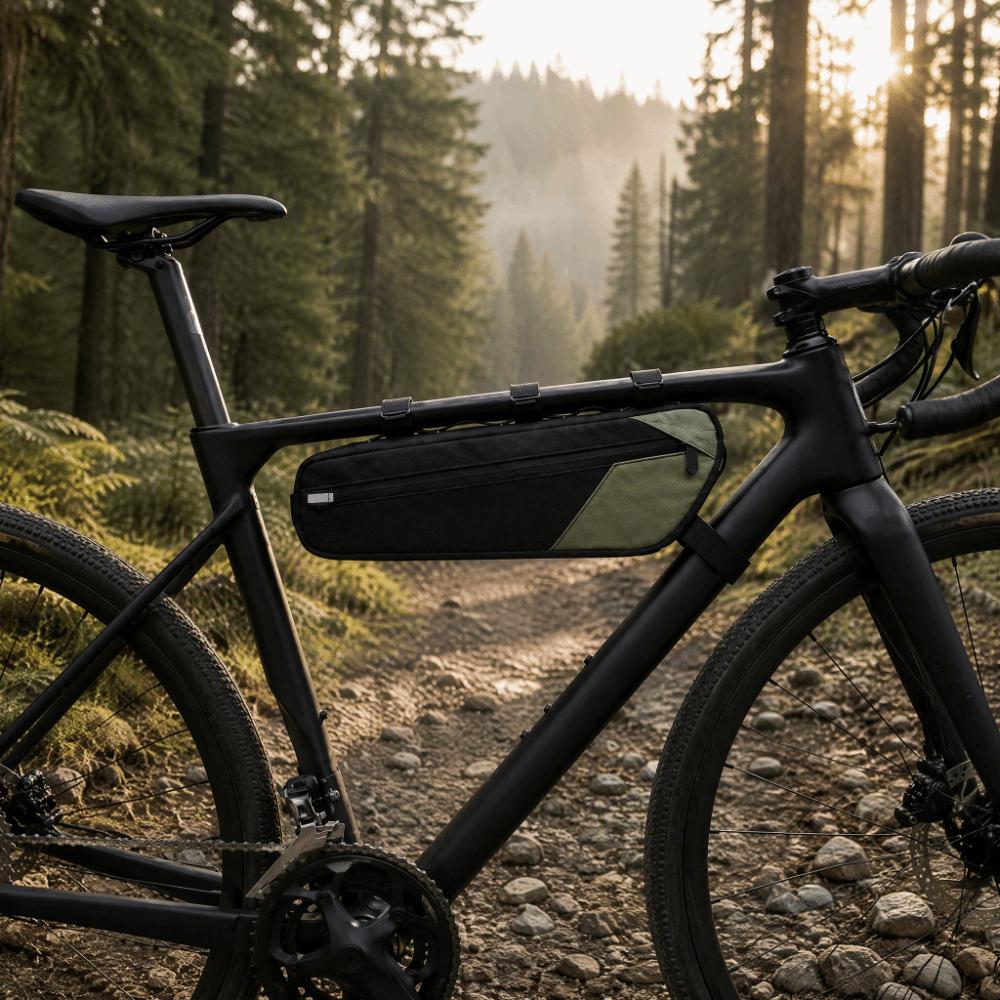 Triangle Bike Frame Bag Easy Install Bike Storage Bag Durable Cycling Frame Bag Bike Commuting