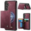 Business Style Detachable Magnetic Leather Wallet Case For Samsung Galaxy S26 Ultra S25 Edge S24 Plus S23 S22 A17 A56 A57 Cover