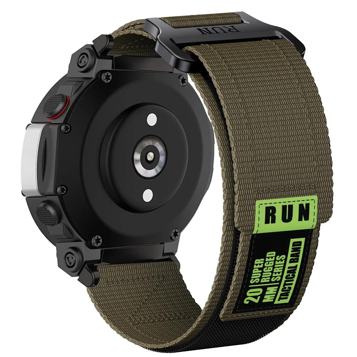 

Нейлоновый ремешок для часов Amazfit T-rex 2 3, ремешок для часов Huami Amazfit Trex Pro T Rex, спортивный пояс, браслет для умных часов, аксессуары For T-rex 3 зелёный