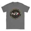 Mass Effect N7 TShirt Couple  Streetwear TShirts Summer O Neck Harajuku Tee Shirt Wholesale Oversize Tops
