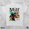 T-shirt Unisexe I Love Fish Vintage Drôle Meme Océan Graphique Manches Courtes Unisexe Style 90s Y2K Rétro Street Casual Hauts Vêtements