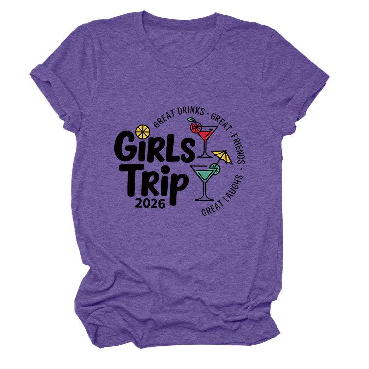 Camiseta Feminina Versátil Confortável com Gola Redonda e Manga Curta