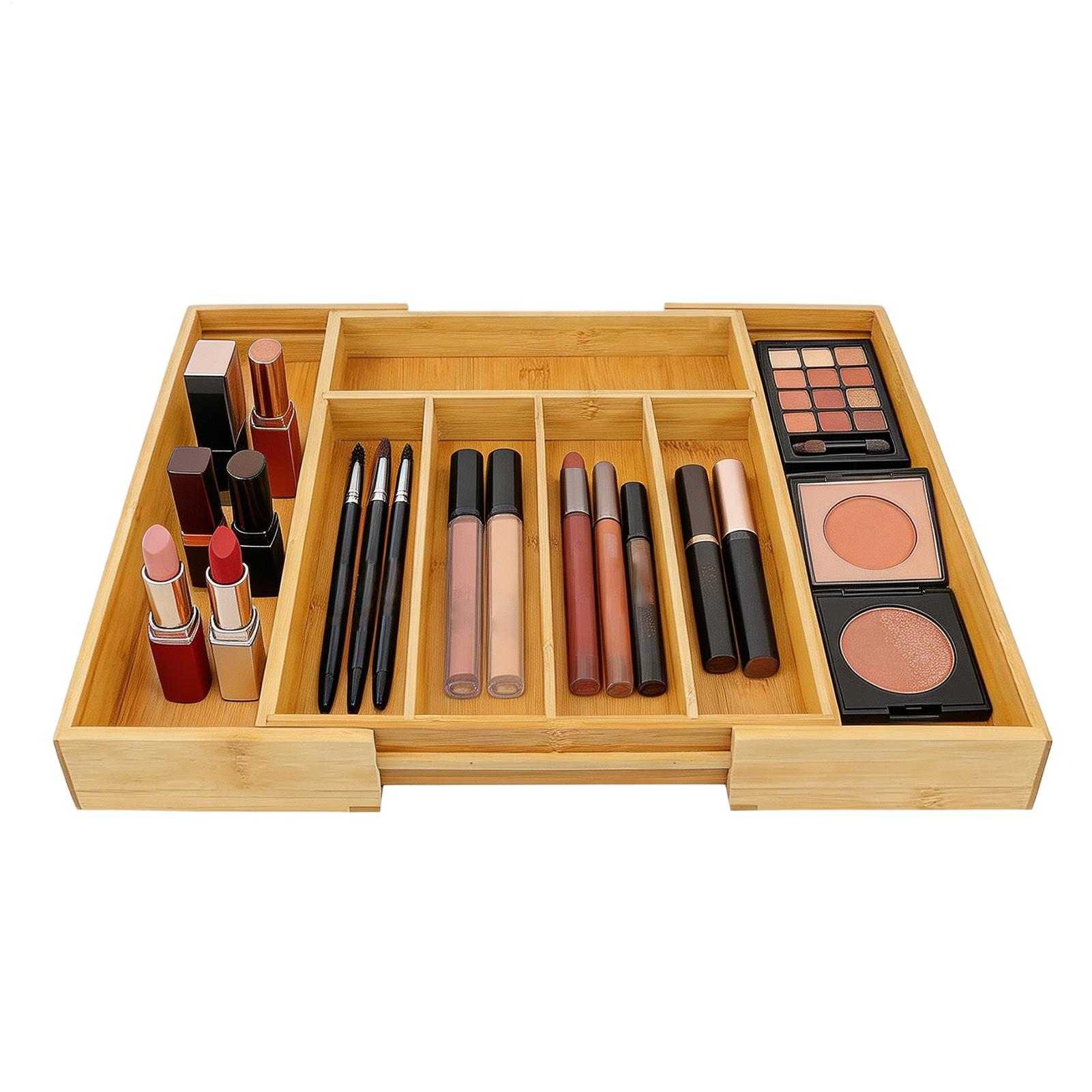 

Scalable Drawer Storage Rack Wooden Expandable Multi-Compartment Drawer Organizer Kitchen Utensil Tray Drawer Storage Rack CN