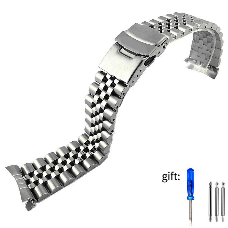 Für Casio Duro MDV-107-1A MDV-106 Armband Marlin Ersatz Tauchen Metall Gebogenes Ende Edelstahl Uhrenarmband Armband 22mm