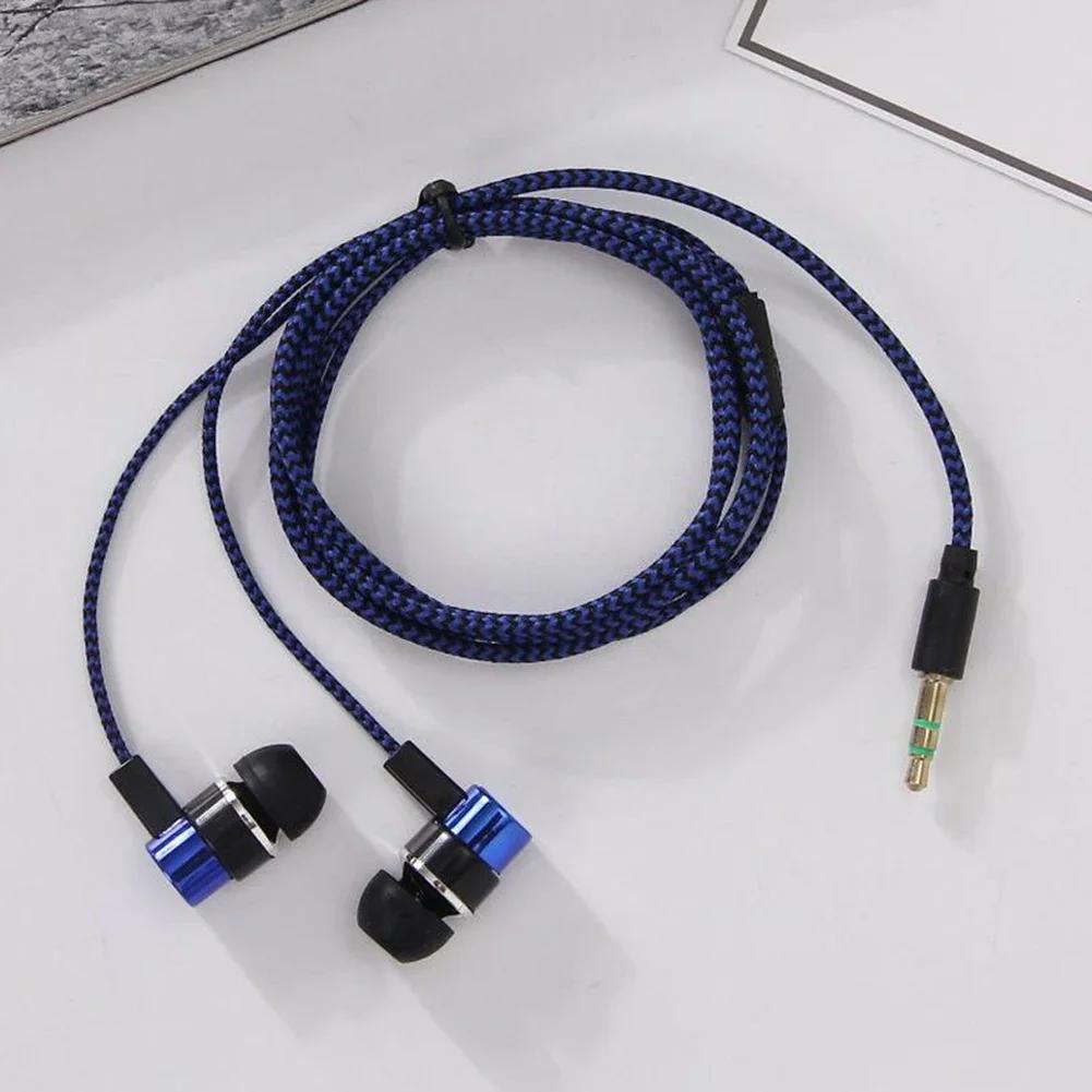 אוזניות In-Ear חוטיות 3.5 מ"מ 2 קופסאות בסיסיות בס סטריאו אוזניות קטנות אוזניות למובייל ביטול רעשים אוזניות סטריאו בס מעולה