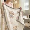 1Pcs 120x200cm 150x200cm Thin Blanket Cute Capybara Soft Throw Blanket Warm Flannel Napping Blanket