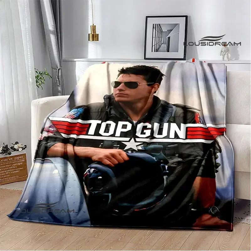 Movie TOP GUN printed blankets flannel Warm blanket throw blankets Picnic blanket Home Travel blanket Bedding Birthday Gift