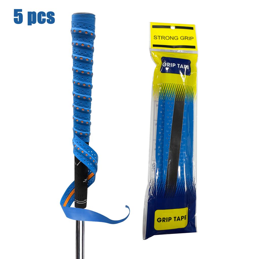 5Pcs Golf Grip Tape Improves Swing Control Sweat-Wicking Soft Feel Secure Grip 5
