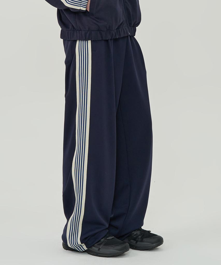 TOFFEE Side Line Track Pants (Navy)