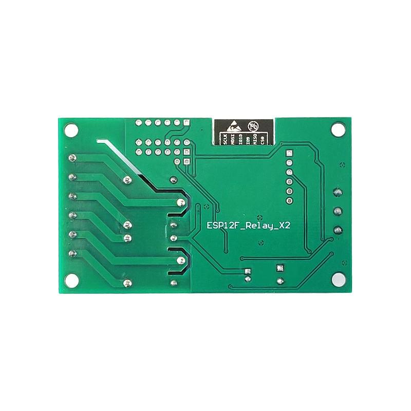 5V/8-80V Power ESP8266 WiFi Dual-Channel Relay Module ESP-12F Development Board Secondary Development